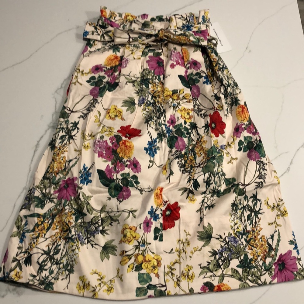 NWT Floral Carolina Belle Midi Skirt